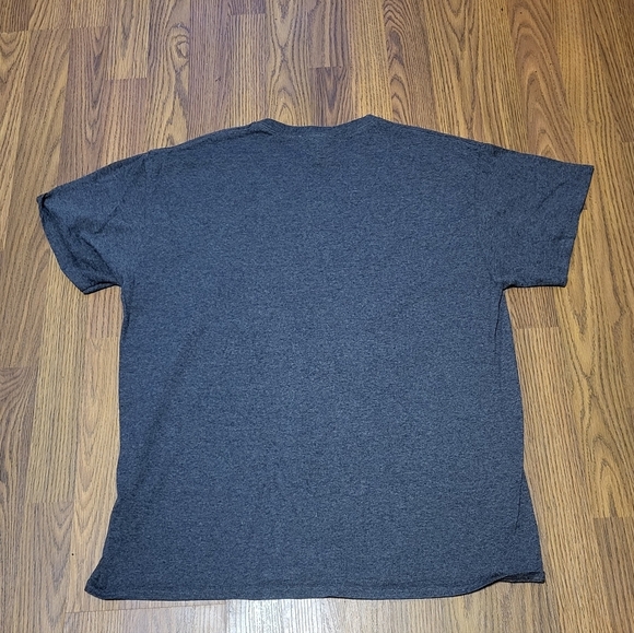 Pro Weight Delta Calgary Flames Legends Men's L Grey Tee Hockey Shirt B57 - Picture 4 of 4